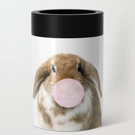 Bunny Blowing Bubble Gum, by Zouzounio Art Can Cooler
