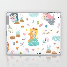 Magical Woodland Fairy Princess Laptop Skin