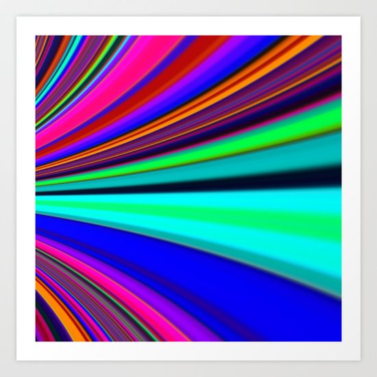 Re-Created Slide4 by Robert S. Lee Art Print