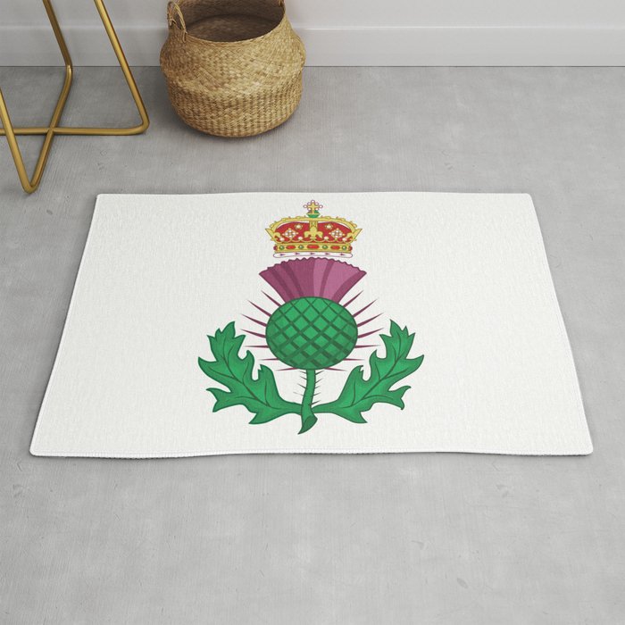 Thistle Symbol Of Scotland Rug