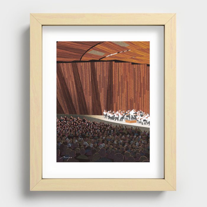 Orchestra Audience (2018) Recessed Framed Print