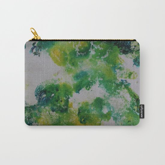 Its about space - in greens and yellows Carry-All Pouch
