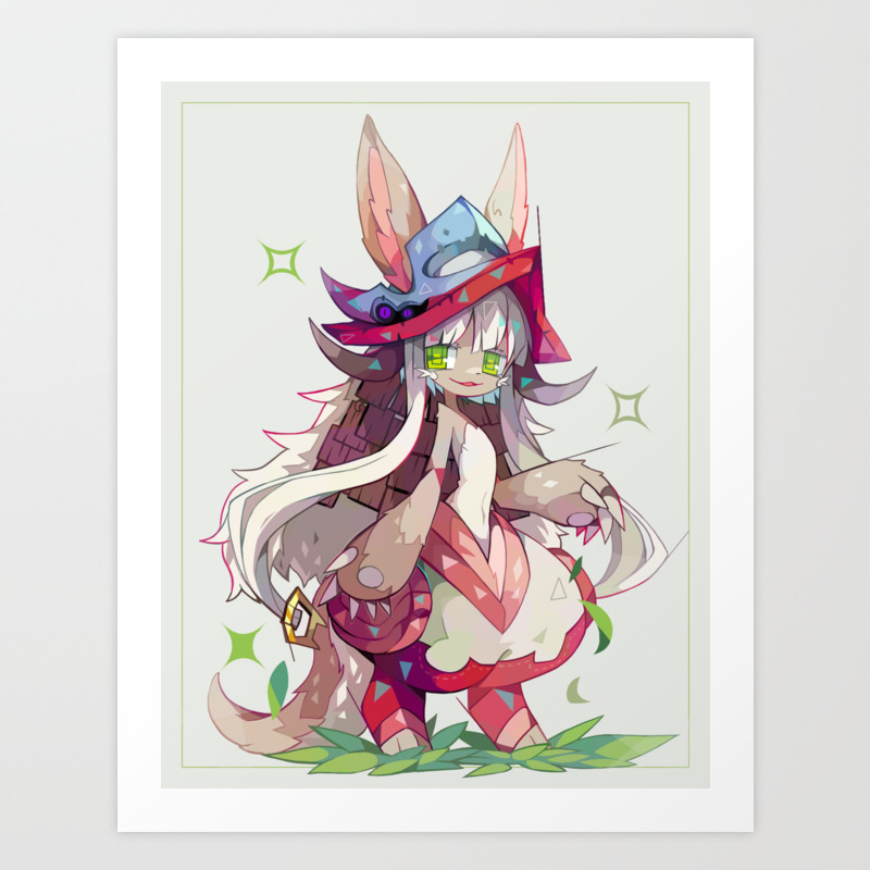 Get Wallpaper Made In Abyss Nanachi Art Print By Kistukai Society6 Free