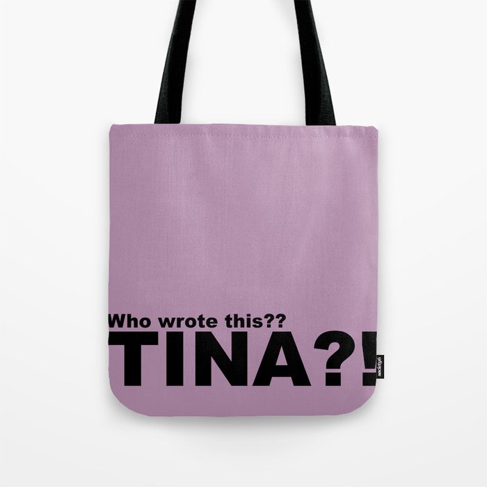 Who Wrote This?! Tote Bag