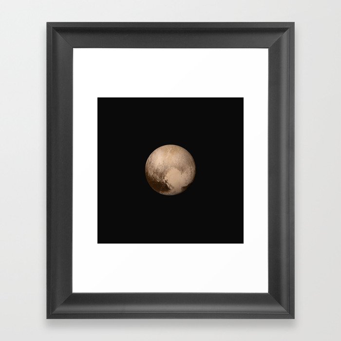 Nasa Picture 12: Pluto Framed Art Print