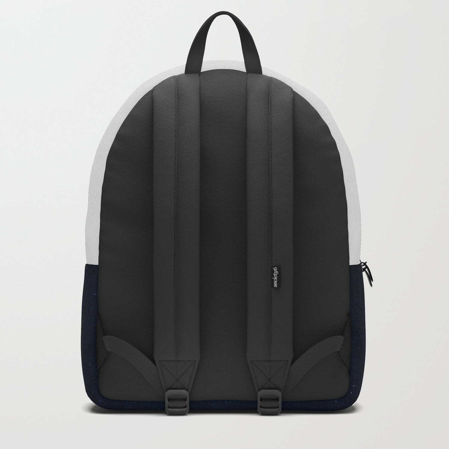 black and teal backpack