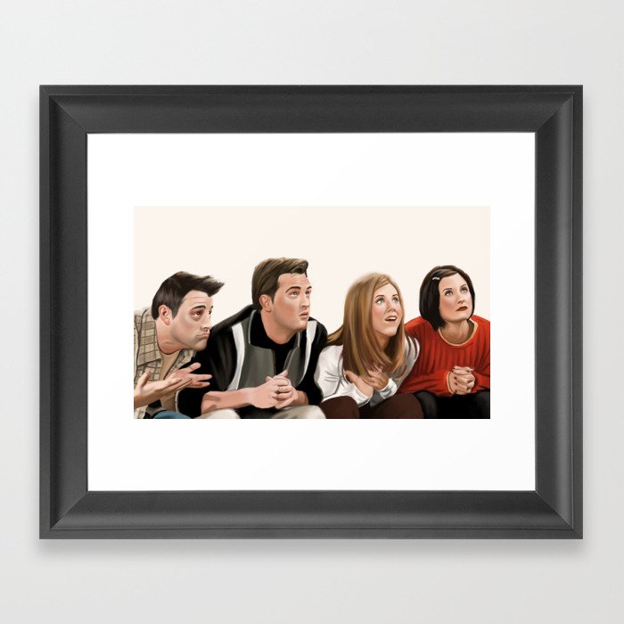 Friends Framed Art Print