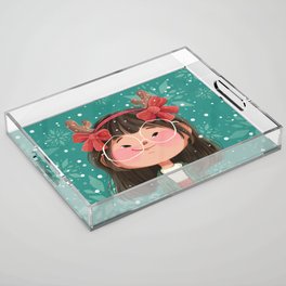 Merry Christmas Acrylic Tray