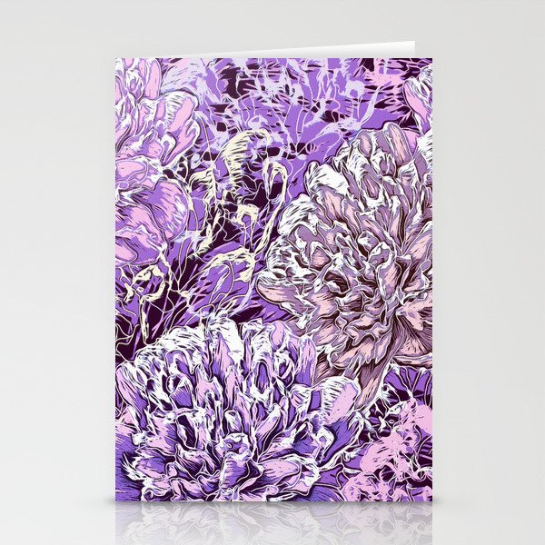 Flowers - blue mood Stationery Cards