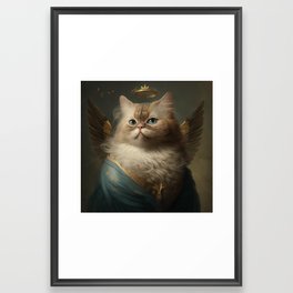 Creative cat 3 Framed Art Print