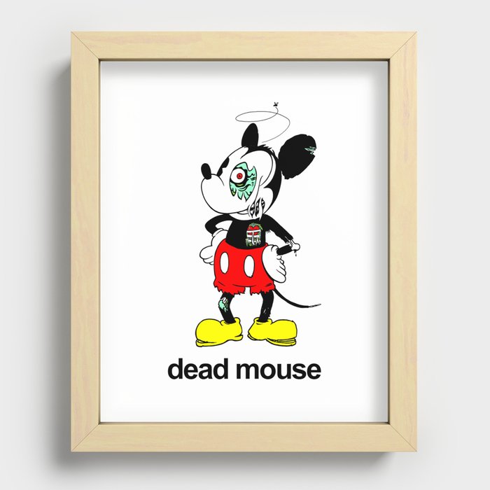 Dead Mouse Recessed Framed Print