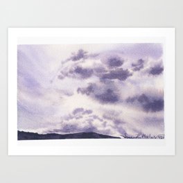 Scottish Sky Art Print