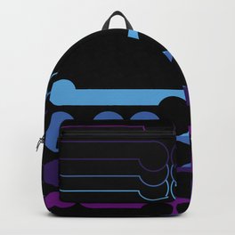 Two sides of the moon Backpack | Digital, Pattern, Graphicdesign 