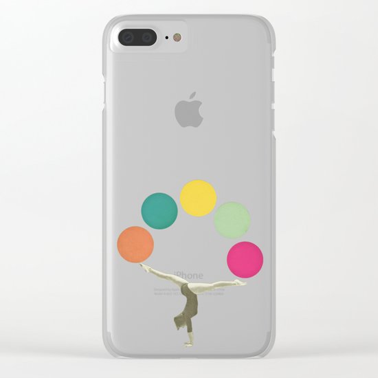 Gymnastics II Clear iPhone Case