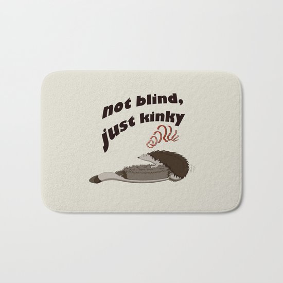 Not blind, just kinky! Bath Mat