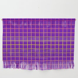 80s gradient grid 2 Wall Hanging