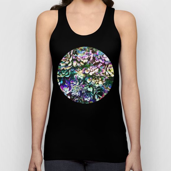 Colorful Abstract Plants Unisex Tank Top