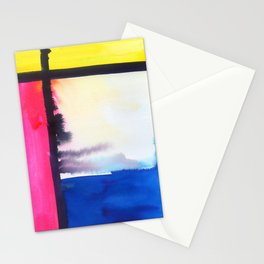 abstract colors Stationery Card