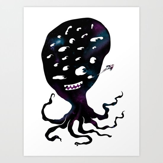 All Seeing Universe Art Print