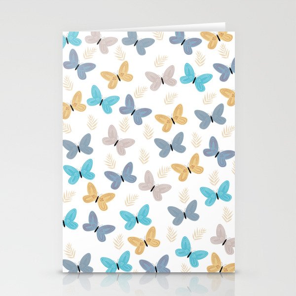 Butterflies pattern  Stationery Cards