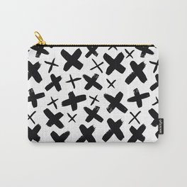 Abstract Plus Sign Modern Pattern Carry-All Pouch
