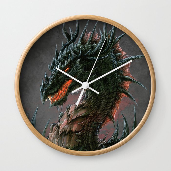 Regal Dragon Wall Clock