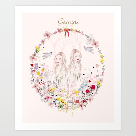 Gemini Art Print
