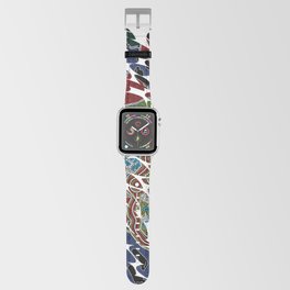 Aboriginal Art - Walkabout Apple Watch Band | Indigenous, Pattern, Water, Hogarth, Naidoc, Dots, Australia, Aboriginalart, Graphicdesign, Aboriginal 