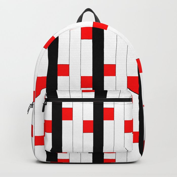Tribute to mondrian 3- piet,geomtric,geomtrical,abstraction,de  stijl , composition. Backpack