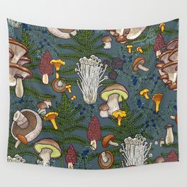 mushroom forest Wall Tapestry