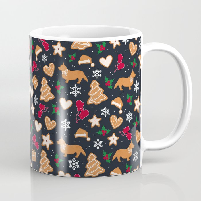 Gingerbread pups | Corgi Coffee Mug