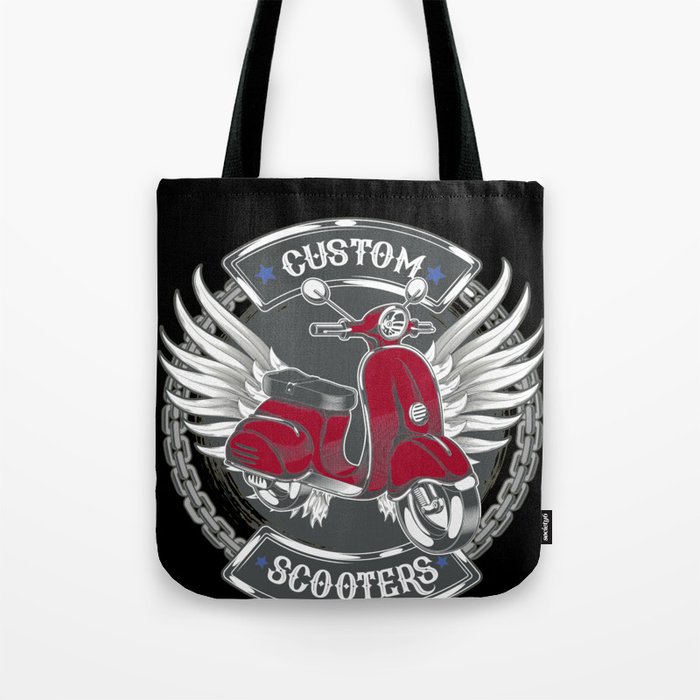 California Custom Scooter graphic gift idea Tote Bag