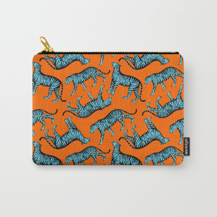 Tigers (Orange and Blue) Carry-All Pouch