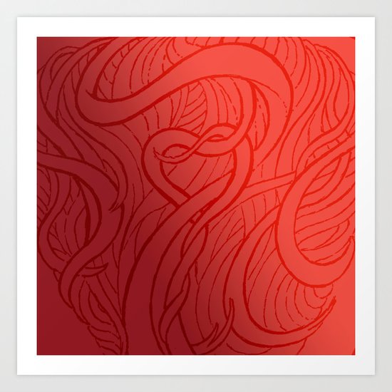 LOVE HAIR Art Print