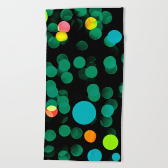 magic bubbles Beach Towel