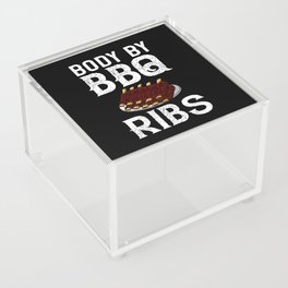 BBQ Ribs Beef Smoker Grilling Pork Dry Rub Acrylic Box