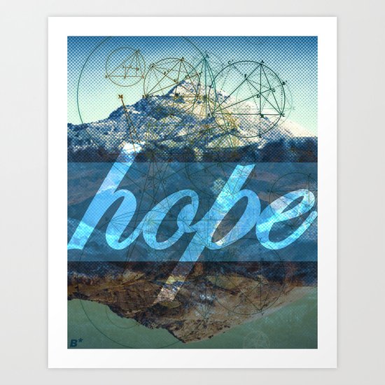 HOPE (1 Corinthians 13:13) Art Print