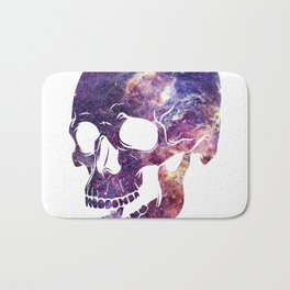 galaxy skull Bath Mat