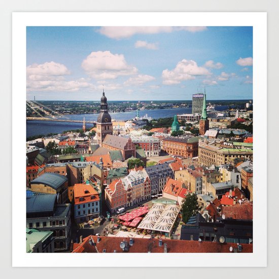 Rīga Art Print
