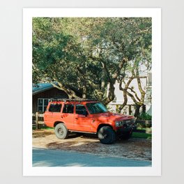 Cruiser in Grayton Beach | Florida Travel Photography  Art Print