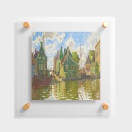 Claude Monet - Canal in Zaandam (1871) Floating Acrylic Print