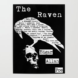 The Raven - Edgar Allan Poe Poster