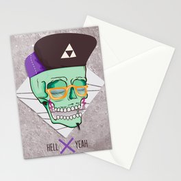 Hell Yeah Skull 3 Stationery Cards
