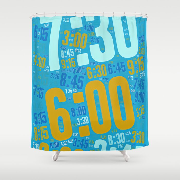 Pace run , number 023 Shower Curtain