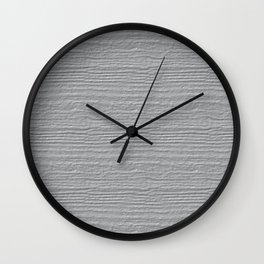 Glacier Gray Wood Grain Texture Color Accent Wall Clock