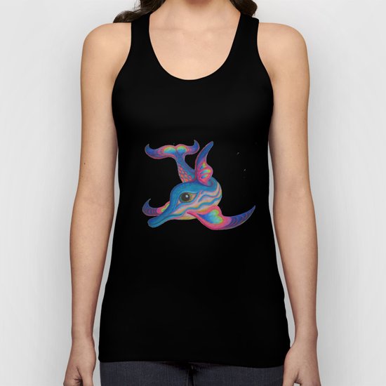 dolphin Unisex Tank Top