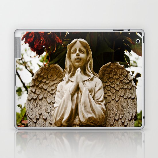 The angel prays Laptop & iPad Skin