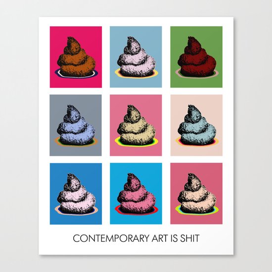 Contemporary art Canvas Print