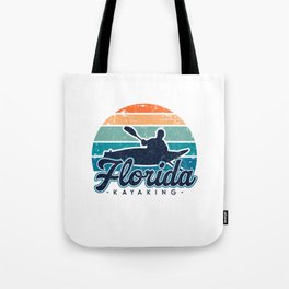 Florida kayaking. Florida canoe. Perfect present for mother dad friend him or her  Tote Bag | Florida Beach, Florida, Florida Art, Graphicdesign, Florida River, Florida Kayaking, Florida Kayak, Florida Gift, Florida Girl, Florida Canoe 