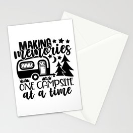 Making Memories One Campsite At A Time Stationery Card